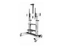 StarTech.com Rolling TV Cart/Stand On Wheels, Up to 100inch/220lb Screens