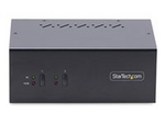 2-Port Dual-Monitor DisplayPort KVM Switch, 4K 60Hz, 2x USB 5Gbps Hub Ports, 2x USB 2.0 HID Ports, Hotkey and Push-Button Switching, TAA Compliant