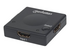 Manhattan HDMI Switch 2-Port, 1080p, Connects x2 HDMI sources to x1 display, Automatic and Manual Switching (via button), No external power required, Black, Three Year Warranty, Blister