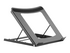Manhattan Laptop and Tablet Stand, Adjustable (5 positions), Suitable for all tablets and laptops up to 15.6", Portable and Lightweight, Steel, Black, Lifetime Warranty
