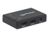 Manhattan HDMI Splitter 4-Port (Compact), 4K@30Hz, Displays output from x1 HDMI source to x4 HD displays (same output to four displays), AC Powered (cable 0.7m), Black, Three Year Warranty, Retail Box