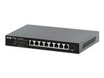 Tripp Lite series Desktop Gigabit Ethernet Unmanaged Switch, PoE+ Pass-Through 8-Port 2.5 Gbps 100W Metal