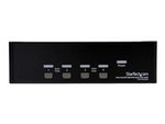 4-Port Dual KVM Switch with Audio for DVI Computers