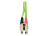 StarTech.com 25m (82ft) LC to LC (UPC) OM5 Multimode Fiber Optic Cable, 50/125µm Duplex LOMMF Zipcord, VCSEL, 40G/100G, Bend Insensitive, Low Insertion Loss, LSZH Fiber Patch Cord