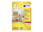 Vit - 40 stk adresslappar
