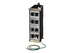 Eaton Tripp Lite Series 8-Port Metal DIN-Rail Mounting Keystone Patch Panel with Grounding, Black/Silver, TAA