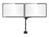 StarTech.com Desk Mount Dual Monitor Arm, Full Motion Monitor Mount for 2x VESA Displays up to 32" (up to 17lb/8kg), Ergonomic Vertical Stackable Arms, Articulating, Height Adjustable