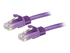 StarTech.com 15m CAT6 Ethernet Cable, 10 Gigabit Snagless RJ45 650MHz 100W PoE Patch Cord, CAT 6 10GbE UTP Network Cable w/Strain Relief, Purple, Wiring is UL Certified/TIA