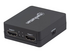 Manhattan HDMI Splitter 2-Port , 1080p, Black, Displays output from x1 HDMI source to x2 HD displays (same output to both displays), USB-A Powered (cable included, 0.7m), Three Year Warranty, Retail Box