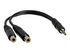 StarTech.com 6 in. 3.5mm Audio Splitter Cable