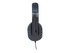 Manhattan USB-A Gaming Headset with LEDs (Clearance Pricing). Retractable Built-in Microphone, Audio Control, Integrated 1.8m cable, Black and Blue, Three Year Warranty