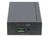 Manhattan USB-A 7-Port Hub Industrial, 7x USB-A Ports, 5 Gbps (USB 3.2 Gen1 aka USB 3.0), 20 kV ESD Protection, A/C, Bus and Terminal-Block Power Options, DIN Rail, Wall Mountable, Metal Housing, Screw-Lock Security, SuperSpeed USB, Black, Three Year Warranty, Box