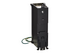 Eaton Tripp Lite Series 8-Port Metal DIN-Rail Mounting Keystone Patch Panel with Grounding, Black/Silver, TAA