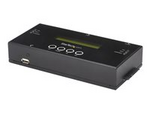 1:1 fristående hårddisk-duplikator och -raderare för 2,5"/3,5" SATA- och SAS-hårddiskar