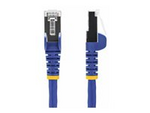 1m Blue CAT8 Ethernet Cable, Snagless, S/FTP, 25G/40G