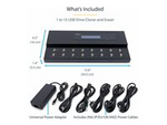 1:15 fristående USB duplicerare och raderare