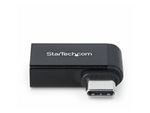 Right Angled USB-C to USB-A Adapter, USB 5Gbps, Compact USB-C Male to USB-A Female Adapter, Metal Housing, M/F