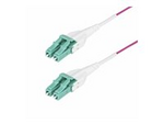 10m (33ft) LC/LC (UPC) OM4 Multimode Fiber Optic Cable, OFNR