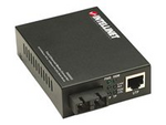 Intellinet Fast Ethernet Media Converter, 10/100Base-Tx to 100Base-Fx (SC) Multi-Mode, 2 km (1.24 mi)