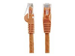 100ft CAT6 Ethernet Cable, 10 Gigabit Snagless RJ45 650MHz 100W PoE Patch Cord, CAT 6 10GbE UTP Network Cable w/Strain Relief, Orange, Fluke Tested/Wiring is UL Certified/TIA