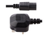 StarTech.com 3 m brittisk nätsladd för datorer, 18AWG, BS 1363 till C13, 10A 250V, svart AC-ersättningsnätsladd, IEC-kabel/brittisk nätsladd, strömförsörjningskabel för datorer, tv-/bildskärmskabel