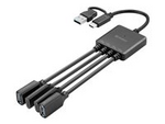 Hubb - USB-C/USB-A to 2A+2C splitter