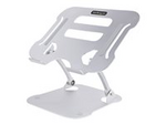Laptop Stand for Desk, Ergonomic Laptop Stand Adjustable Height, Aluminum, Portable, Supports up to 22lb (10kg), Foldable Laptop Holder for Desk