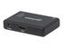Manhattan HDMI Splitter 2-Port , 4K@30Hz, Displays output from x1 HDMI source to x2 HD displays (same output to both displays), AC Powered (cable 0.9m), Black, Three Year Warranty, Retail Box