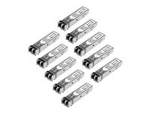 10 pack HPE J4858C Compatible SFP Module, 1000BASE-SX, 1GbE Multi Mode (MMF) Fiber Optic Transceiver, 1 Gigabit Ethernet SFP, LC Connector, 550m, 850nm, DDM, HPE 1400, 1700, 1820