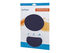 Manhattan Wrist Gel Support Pad and Mouse Mat, Blue, 241 x 203 x 40 mm, non slip base, Lifetime Warranty, Card Retail Packaging
