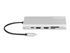 Manhattan USB-C Dock/Hub with Card Reader and MST, Ports (x10): Ethernet, 4K HDMI (X3), USB-A (x3) and USB-C (x2), With Power Delivery (100W) to 1x USB-C Port (USB-C wall charger/ cable needed)