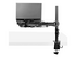 StarTech.com Laptop Desk Mount, Monitor and Laptop Mount for Desk, Displays 34in (8kg/17.6lb) & Laptops (4.5kg/9.9lbs), Adjustable & Articulating VESA Laptop Tray Arm