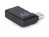 StarTech.com Right Angled USB-C to USB-A Adapter, USB 5Gbps, Compact USB-C Male to USB-A Female Adapter, Metal Housing, M/F