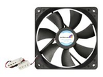 120x25mm Dual Ball Bearing Computer Case Fan w/ LP4 Connector (FANBOX12)