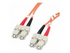 StarTech.com 2m (6.6ft) SC to SC OM1 Multimode Fiber Optic Cable, 62.5/125 Fiber Size, 10G Networks, LSZH Fiber Patch Cord