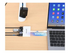Manhattan - hubb - 3 USB-A och 1 USB-C-portar, strömleverans