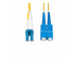StarTech.com 5m (15ft) LC to SC (UPC) OS2 Single Mode Duplex Fiber Optic Cable, 9/125µm, Laser Optimized, 10G, Bend Insensitive, Low Insertion Loss