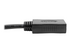 Eaton Tripp Lite Series Keyspan Mini DisplayPort to DisplayPort Adapter, 4K 60 Hz, Black (M/F), 6-in. (15.24 cm)