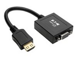Tripp Lite Series HDMI to VGA with Audio Converter Cable Adapter for Ultrabook/Laptop/Desktop PC, (M/F), 6-in. (15.24 cm)