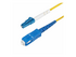 StarTech.com 2m (6.6ft) LC to SC (UPC) OS2 Single Mode Simplex Fiber Optic Cable, 9/125µm, Laser Optimized, 40G/100G, Bend Insensitive, Low Insertion Loss