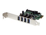 PCI Express PCIe SuperSpeed USB 3.0-kontrollerkortadapter med 4 portar och UASP PCI Express PCIe SuperSpeed USB 3.0-kontrollerkortadapter med 4 portar och UASP