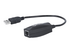 Manhattan USB-A Line Extender, for use with RJ45 network cable (not included), extends USB Device up to 60m, bus power, Cat5e/Cat6/Cat6A RJ45 network cables suitable, Black, Three Year Warranty, Blister