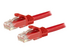 StarTech.com 3m CAT6 Ethernet Cable, 10 Gigabit Snagless RJ45 650MHz 100W PoE Patch Cord, CAT 6 10GbE UTP Network Cable w/Strain Relief, Red, Wiring is UL Certified/TIA