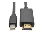 Tripp Lite Series Mini DisplayPort to HDMI Active Adapter Cable (M/M), 1080p, 3 ft. (0.9 m)