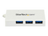 StarTech.com 4 Port USB C Hub with 1x USB-C & 3x USB-A Ports (SuperSpeed 5Gbps), USB Bus Powered, Compact Portable/Laptop USB 3.0 Adapter Hub, USB 3.1 Gen 1/USB 3.2 Gen 1 Type-C Hub, White