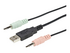 StarTech.com 2 Port USB 4K60Hz DisplayPort KVM-switch med inbyggda kablar