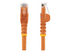 Startech 100ft CAT6 Ethernet Cable, 10 Gigabit Snagless RJ45 650MHz 100W PoE Patch Cord, CAT 6 10GbE UTP Network Cable w/Strain Relief, Orange, Wiring is UL Certified/TIA