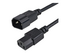 StarTech.com 1 m strömförlängningskabel, C14 till C13, 10 A 125 V, 18AWG, förlängningskabel för datorer, IEC-320-C14 till IEC-320-C13 AC-förlängningskabel för strömförsörjning, UL-listad