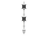 Multibrackets M VESA Deskmount Officeline Dual Vertical monteringssats