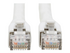 Eaton Tripp Lite Series Cat8 25G/40G Certified Snagless Shielded S/FTP Ethernet Cable (RJ45 M/M), PoE, White, 15 ft. (4.57 m)